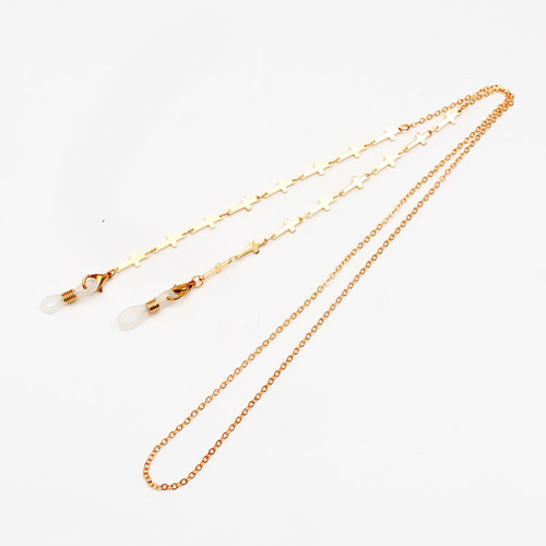 Eyeglass chain necklace eyeglass cord chain accessory strap eyeglass earphone anti-drop anti-slip cover simple chain