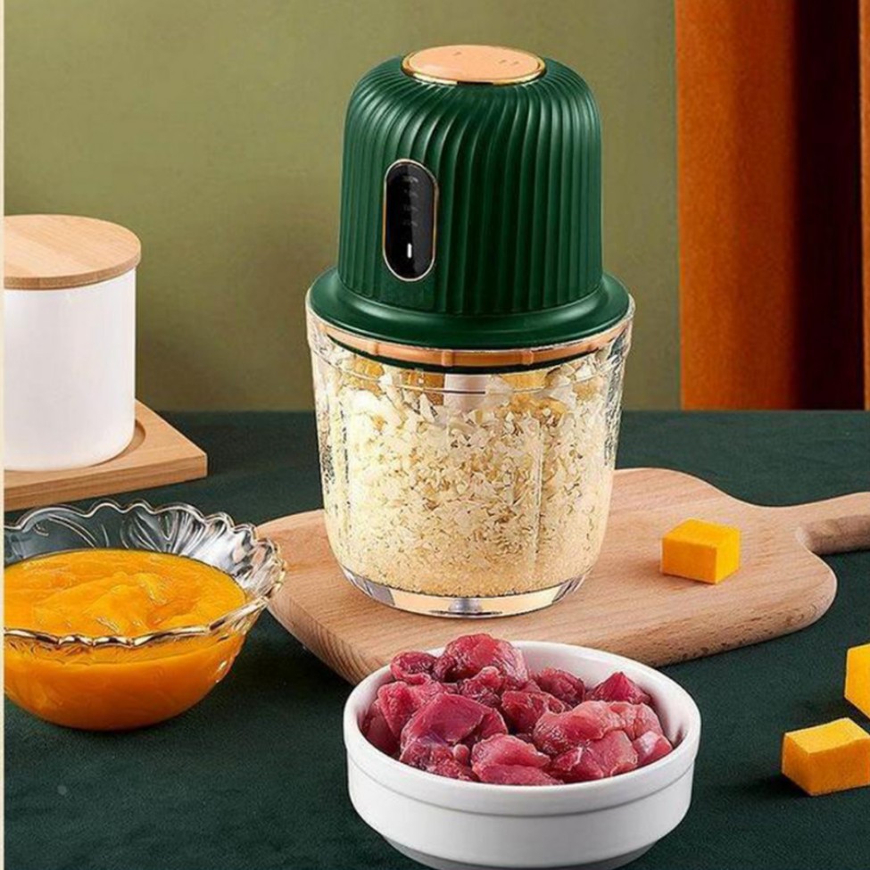 국경 간 도매 고경도 스테인레스 스틸 칼날 주방 전문가 충전식 휴대용 무선 식품 고기 분쇄기