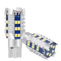 Автомобильный светодиодный T10 T15 T16 W16W 2016 CSP 30SMD декодированный задний свет заднего света Алюминиевые детали