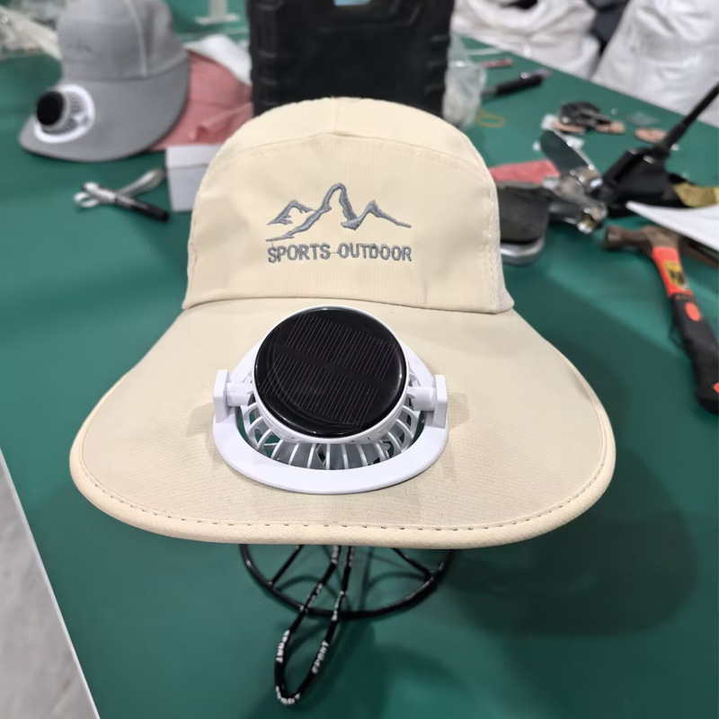 新型太陽エネルギー充電扇風機帽子付き子供屋外茶農作業紫外線防止カバー|undefined
