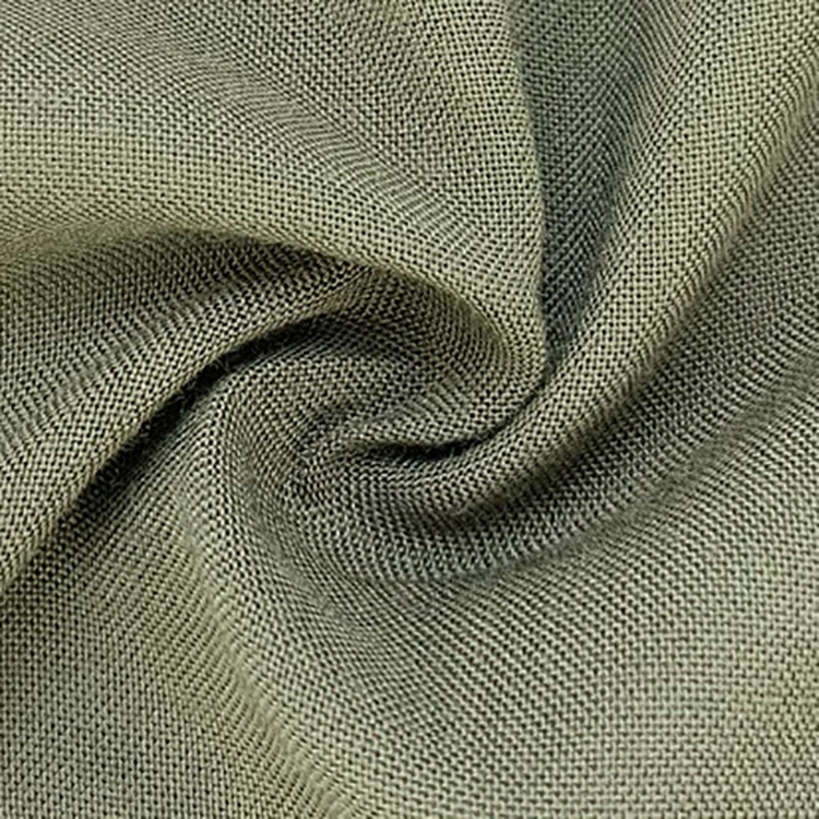 110gsm permeable aire viscose simple tela de rayon para ropa