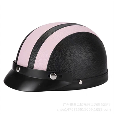 Goggles Retro All-Season Unisex Pu | Motosiklet kaskı (dəbilqə) - pink-no-goggles-all-yards