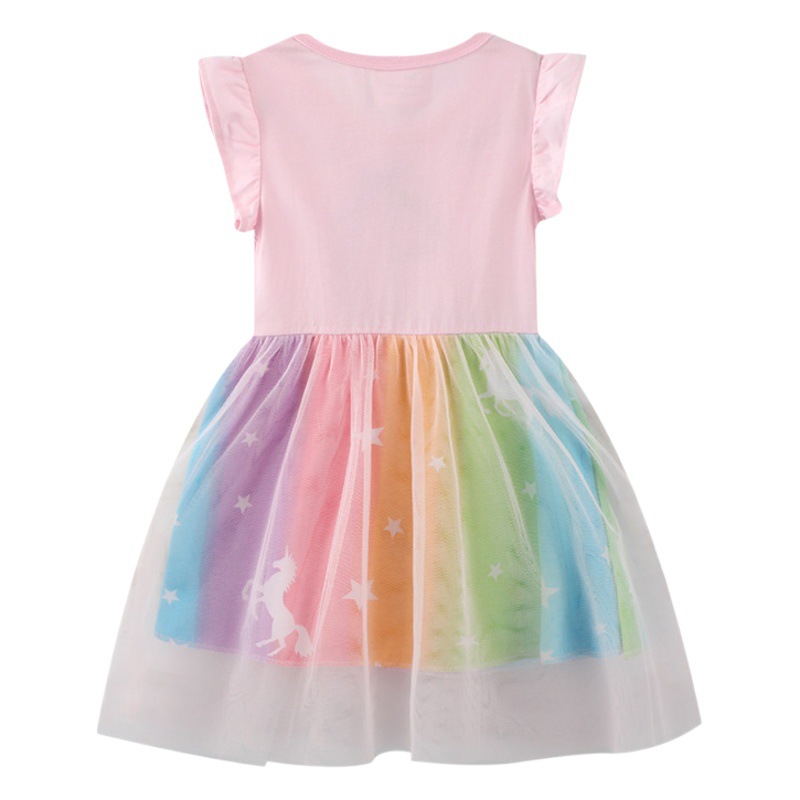 Vestido de verano para niñas 2025 nueva ropa para niños vestido de princesa para niñas falda de verano para niños distribución