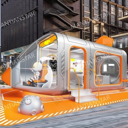 Casas móviles modulares de dos pisos cápsula espacial casa de vacaciones apartamento turístico punto escénico cápsula de manzana desmontaje alojamiento residencial