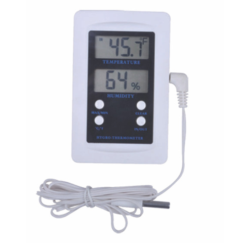 高精度室内室外高低温度记录无线电子数字温湿度计