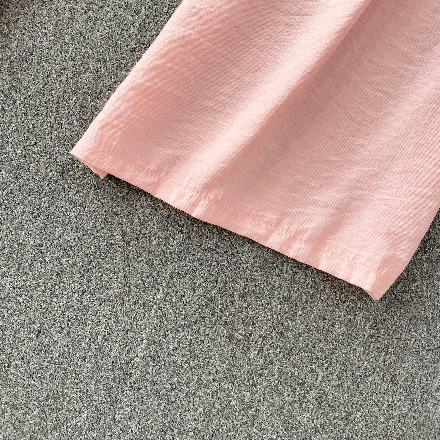 High-Waisted Slimming Collared Shirt with Side Ties And Wide Leg Trousers Women's Outfit Casual Style Set_ecoleips.com