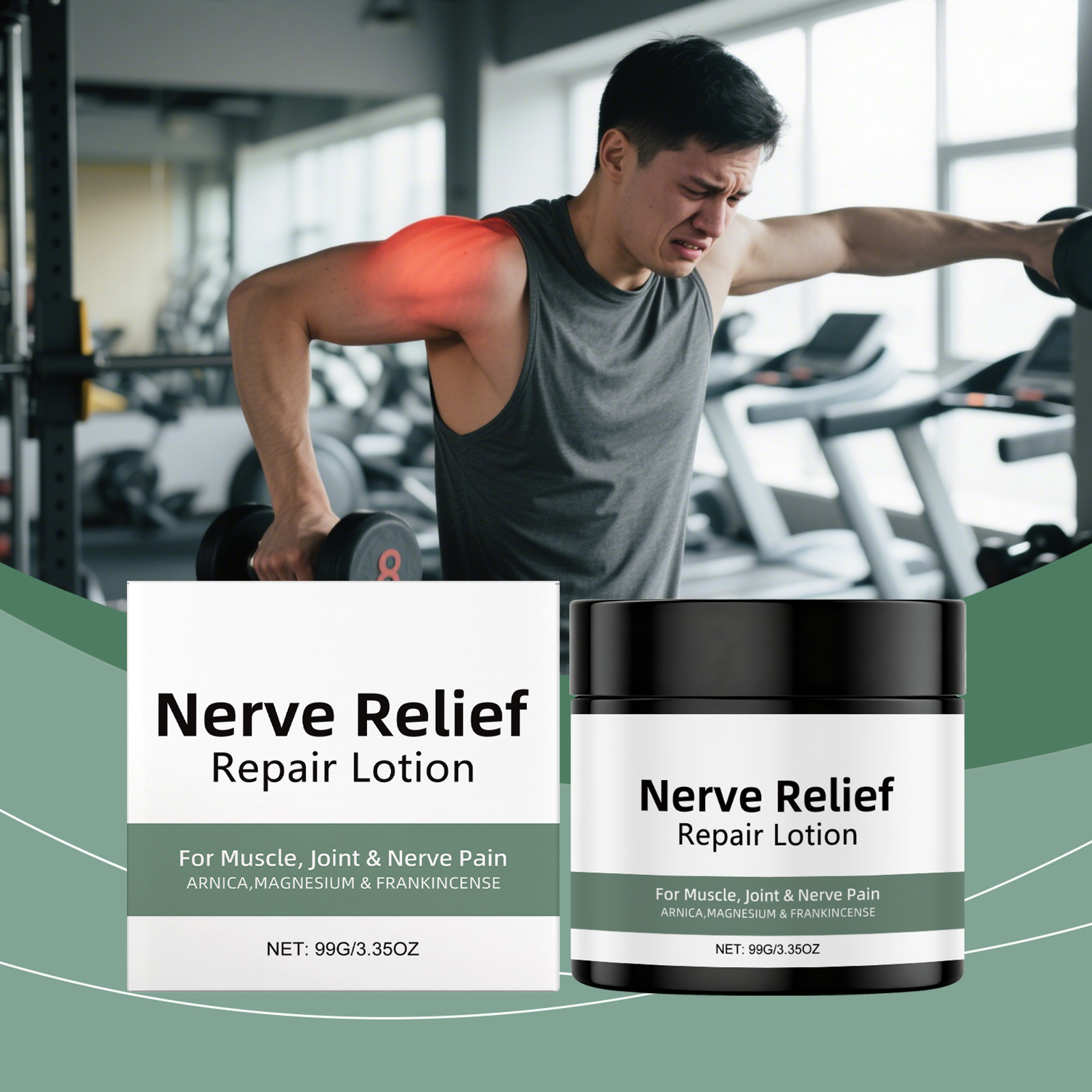 Joint Care Cream with Gentle Ingredients for Massaging Body Joints, Wrists, and Knees, Easy to Absorb, for Daily External Use