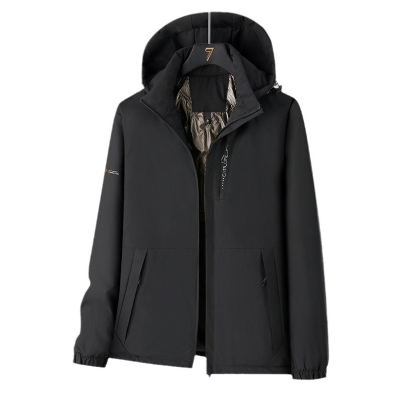 Chaqueta de Algodón con Capucha Unisex de Poliéster, Engrosada, para Uso Casual image 5
