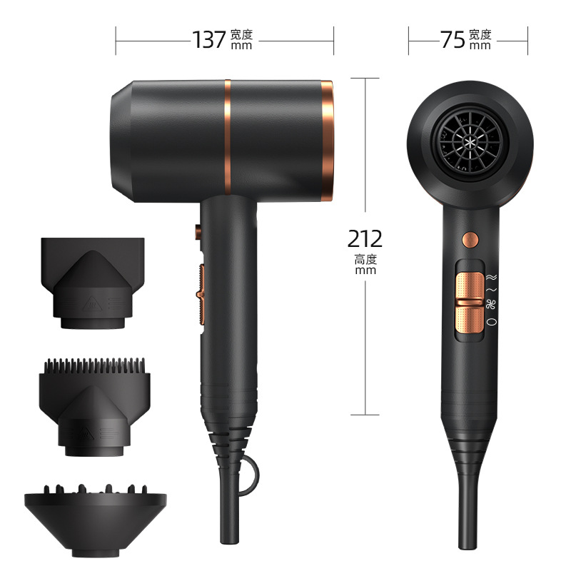 Secador de pelo martillo transfronterizo, secador de pelo, secador de pelo TEMU, gran viento 110v, secador de pelo de alta potencia al por mayor image 8