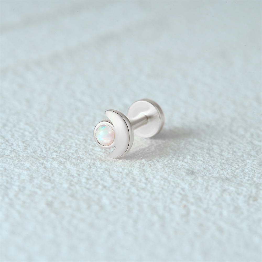 2g Weight Zircon Inlay Material Ear Studs Classification 1 Piece Quantity Daily, Street Occasion 925 Sterling Silver Material Geometric Pattern Women's Gender Plating Design Casual, Simple Style Style 1 Piece Ear Cartilage Rings & Studs Casual Simple Style Geometric 925 Sterling Silver Plating Zircon 56