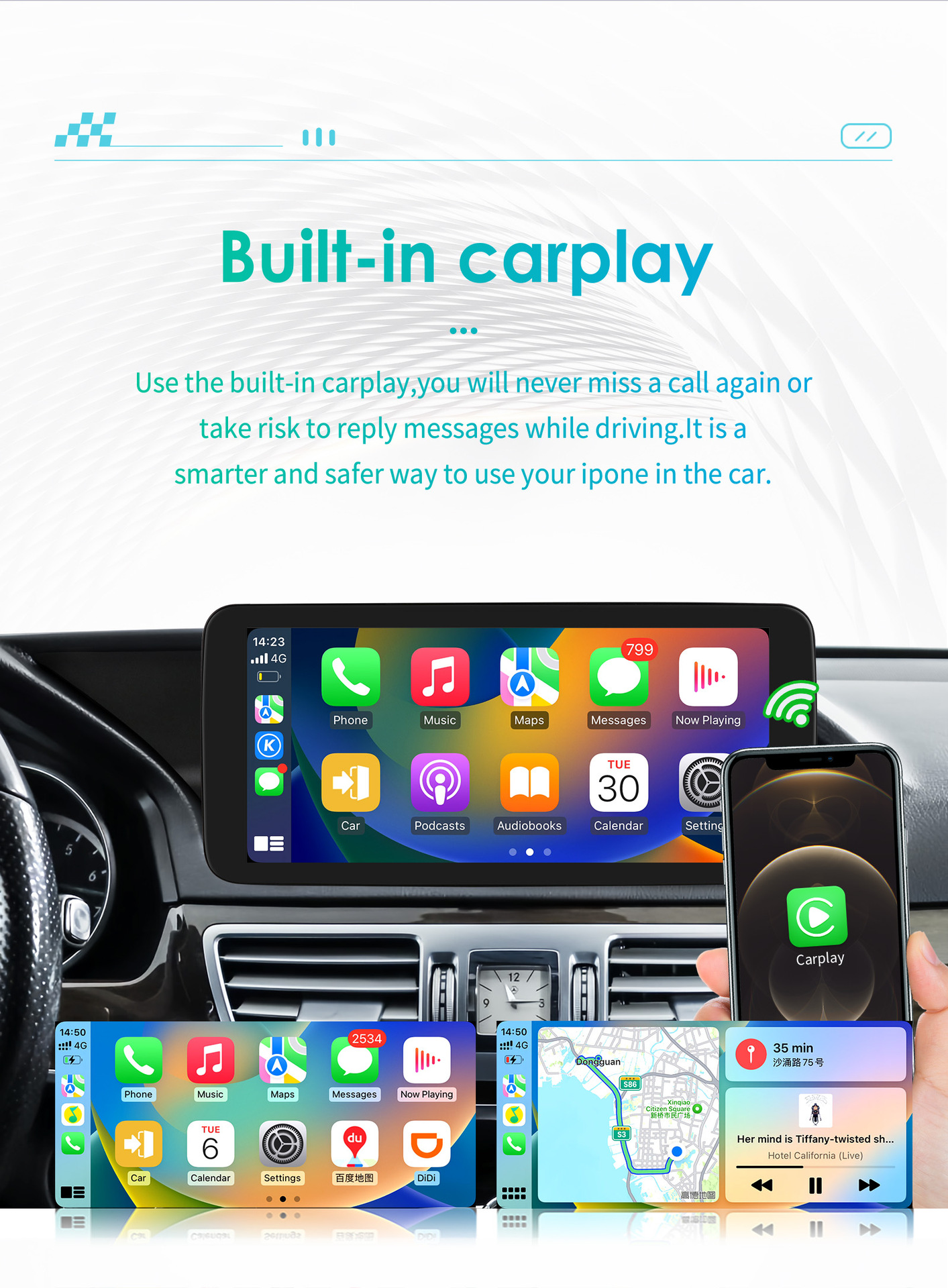 Suitable for 15-16 Mercedes-Benz E-Class W212 E200 E230 E260 E300 S212 car navigation GPS