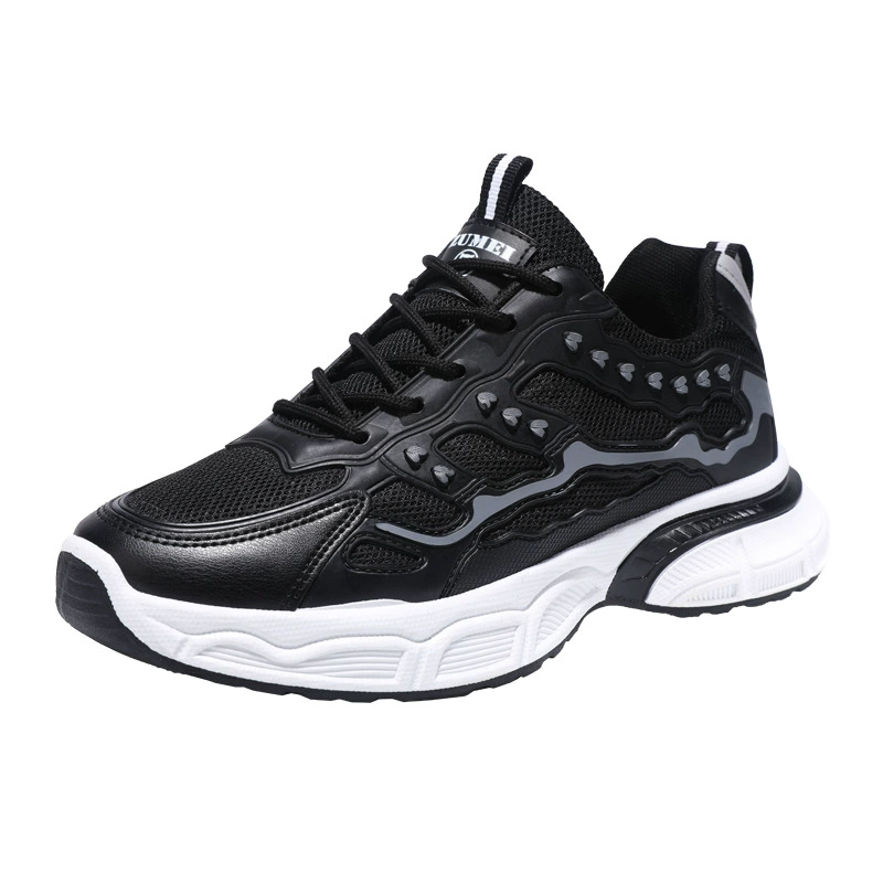 Trend sports casual footwear for leisure, mesh sports shoes platform, trend of season