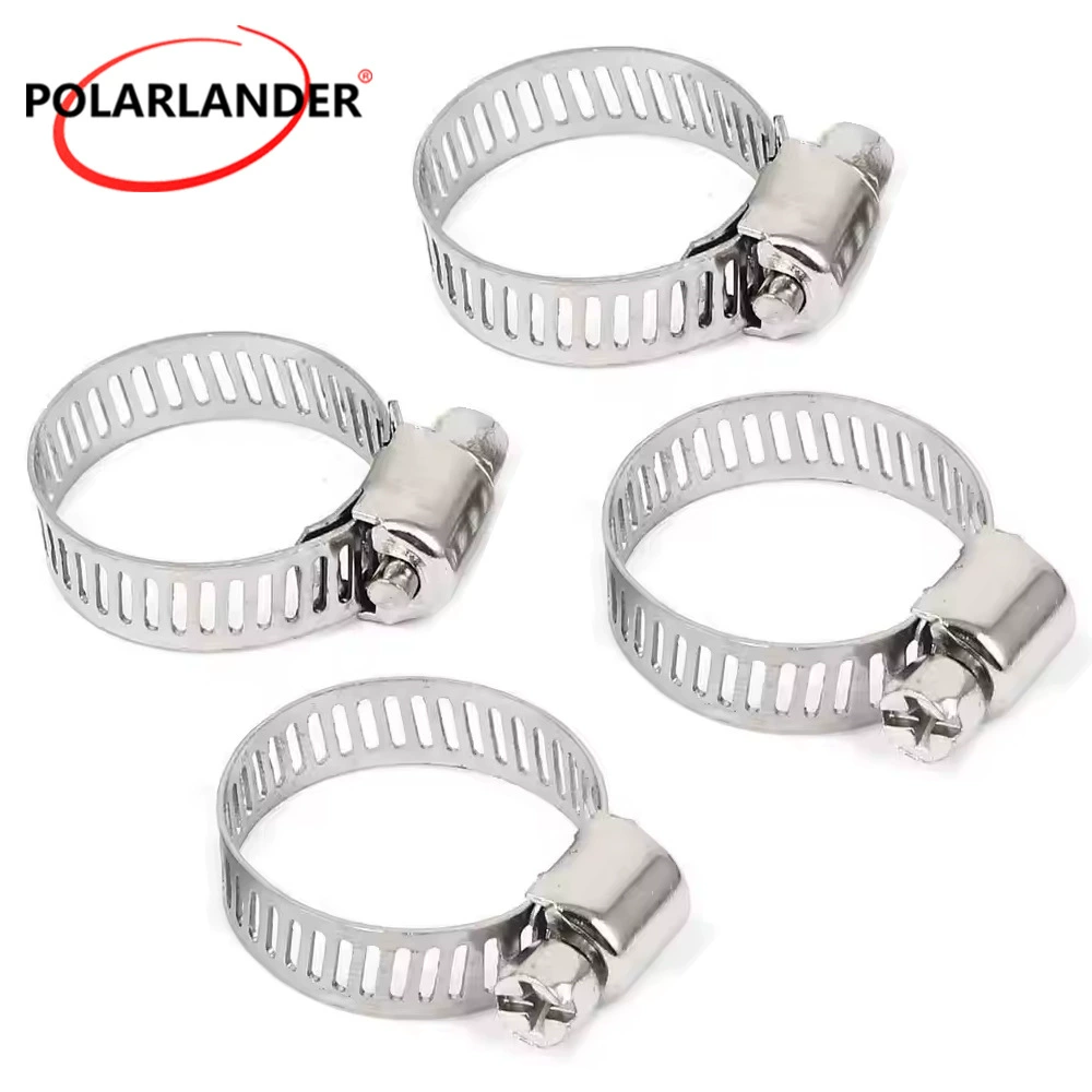 4 шт 304 из нержавеющей стали горло обруч американский обруч вытяжка газовая труба стиральная машина зажим шланг фиксированная пряжка