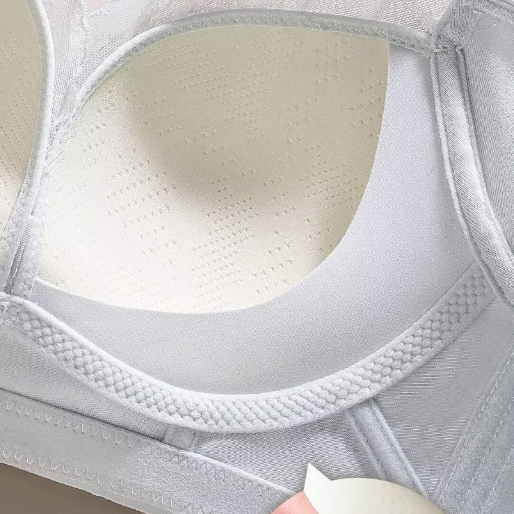 Paper-Thin Cup, Lightweight, Wire-Free Cd Cup Bra, Large Bust Minimizing, Gathering Side Breasts, Large Cup Adjustable Bra