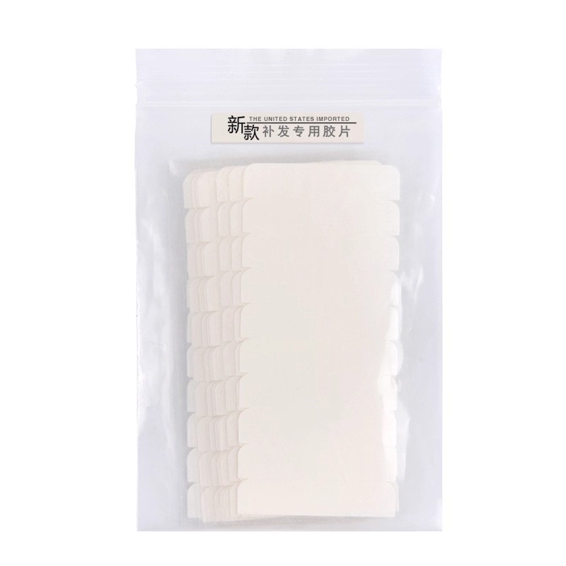 Transfronterizo sin marcas pu extensión de cabello reemplazo de película cinta adhesiva de relleno de cabello para pelucas de tejido de doble cara cinta adhesiva especial para pelucas de bobinado