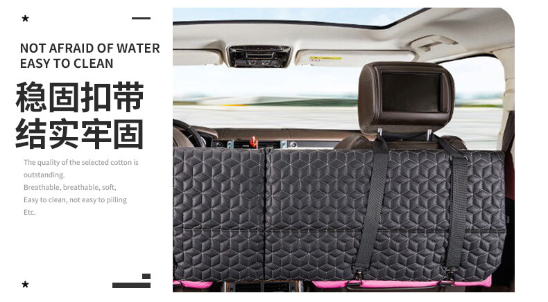 Car Mattress for the Back Seat of Sedan and Suv, Foldable Bed for Sleeping in the Car, Suitable for Self-Driving, Camping, and Travel