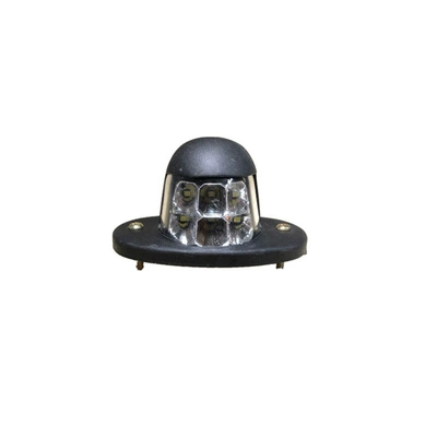 Truck Led Rear License Plate Light License plate lamp - single-pack-24v-black-semicircle-license-plate-light
