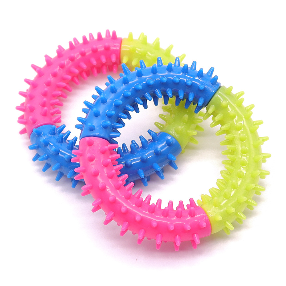 Juguetes para mascotas transfronterizos TPR juguetes para perros que no muerden mal