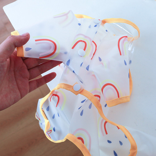 PETCIRCLE pet circle dog raincoat transparent waterproof rainbow poncho Teddy Bichon Schnauzer Amazon
