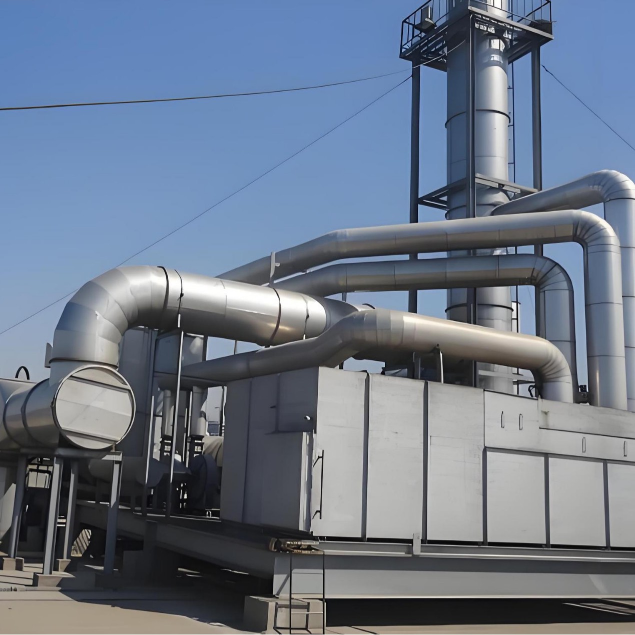 废液废气混合焚烧炉 双流体雾化技术 处理量3T/H 热能回收系统