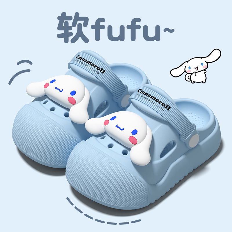 Sanrio Cute Clogs for Women, Summer Outdoor Wear, 2026 New Model, Non-Slip Breathable Cute Eva Sandals for Women