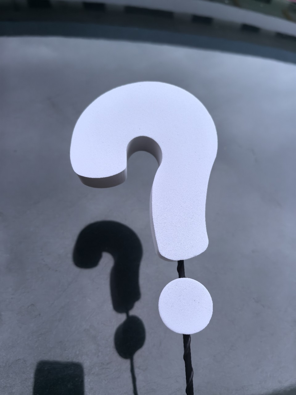 Manufacturer's Creative Symbols, Funny Car Decorations, Internet Celebrities, Eye-Catching, Cute and Cute Question Marks and Exclamation Marks, Roof Antenna Decorations