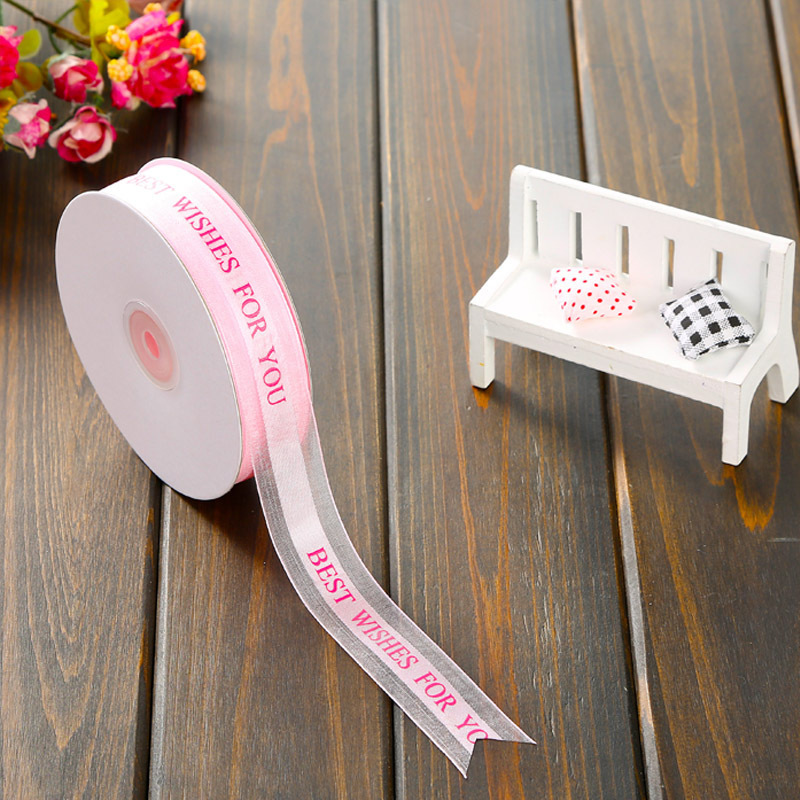 Envío gratuito cinta estilo coreano cinta de encaje impreso cinta pastel boda decoración regalo flor embalaje cinta