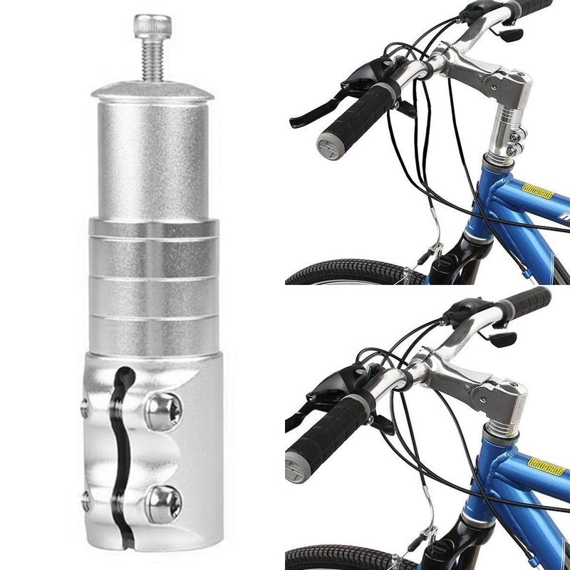 マウンテンバイクのハンドルを高くして、蛇口の延長器を高くします。|undefined