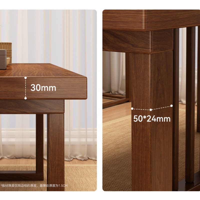 Mesa de comedor y sillas de sala de estar, comedor, dormitorio, mesa de comedor, mesa de té en una casa, simple y multifuncional, mesa cuadrada moderna.