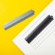 Baojing simple aluminum alloy ruler 30cm folding easy storage ruler children's multi-functional painting supplies metal ruler