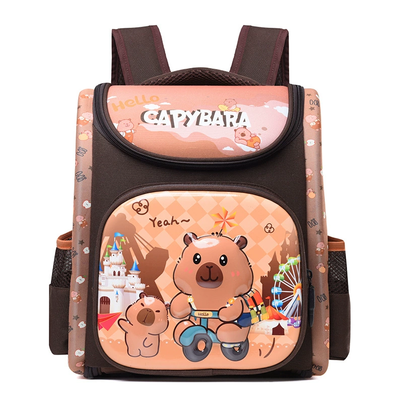 Школьный ранец, мультяшный детский космический рюкзак, защита позвоночника