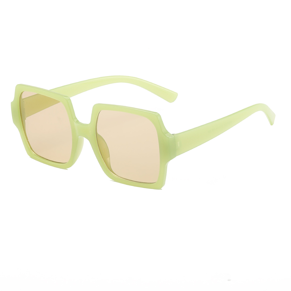 2022 nueva moda europea y americana gafas de sol cuadradas gafas de sol de calle de color jalea ins gafas de sol de tendencia transfronteriza