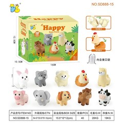 クロスボーダー子供ペア恐竜形状ペア動物赤ちゃん知育早教認知ペアおもちゃ