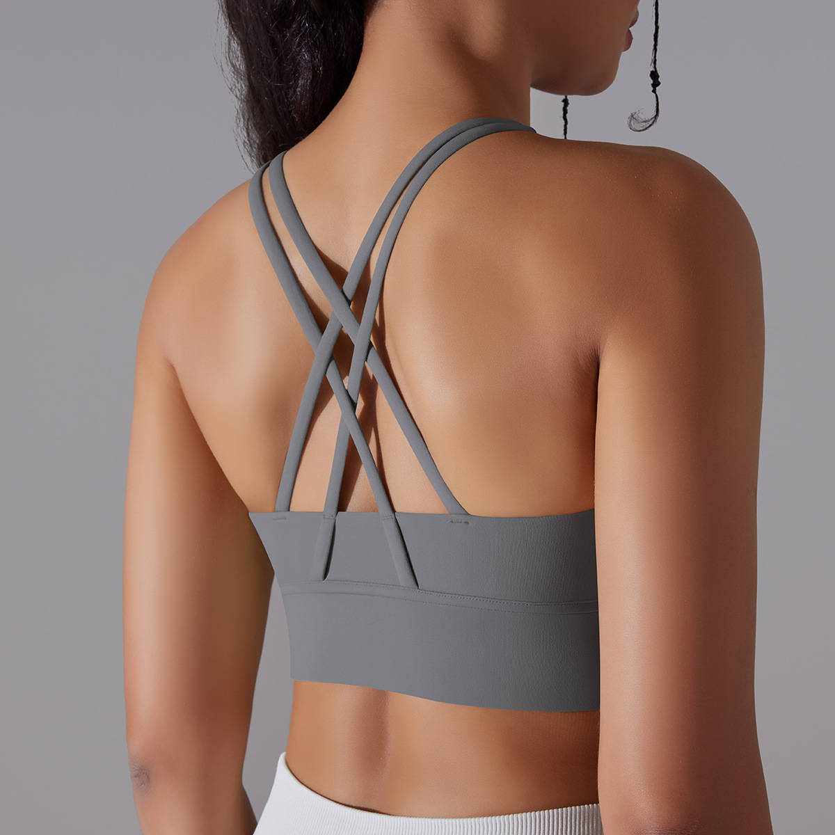 127g Weight Sleeveless Sleeve Length Nylon, Spandex Fabric Type Short Top Length Halter Crisscross Tank Tops Type Fitness, Yoga Occasion U Neck Neckline Solid Color Pattern Sports Style Sports Solid Color Nylon Spandex U Neck Active Tops Halter Crisscross Tank 179