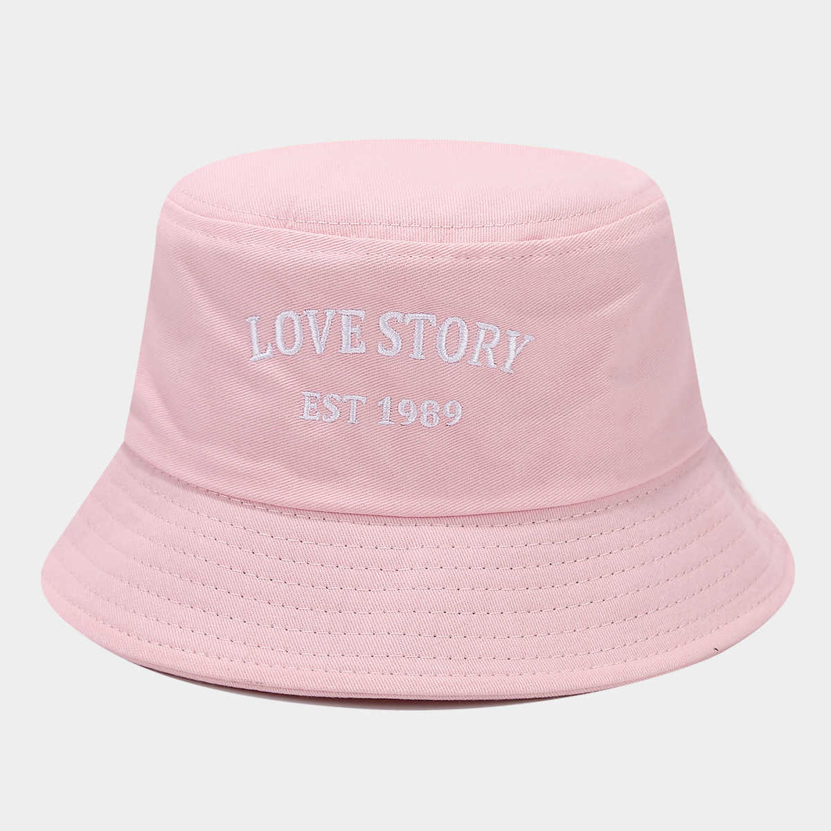 Moda europea y americana letras bordadas sombrero de pescador mujer verano al aire libre versátil sombrero de sol sombrero de sol para hombres sombrero de bañera protección solar image 11