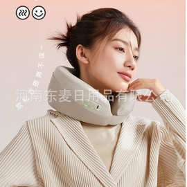 小.熊颈椎按摩器颈部按摩仪颈椎肩颈按摩枕U型枕热敷便携AMQ-F03C