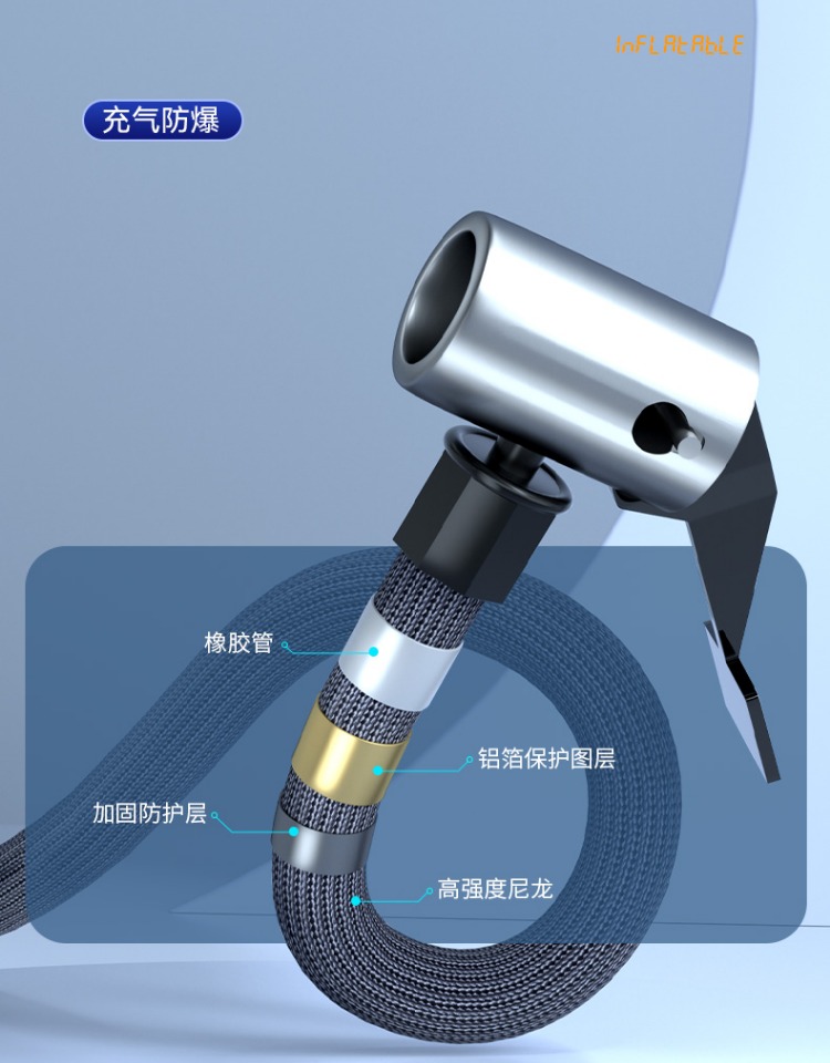Car Air Pump Cordless Portable Electric Tire Inflator