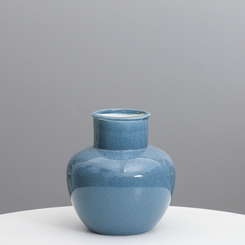 Artesanía Nórdica de cerámica florero arreglo de flores sala de estar creativa casa moderna Habitación Modelo suave decoración transfronteriza al por mayor