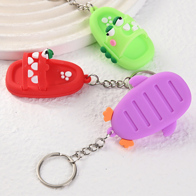 Lindo llavero de dibujos animados de animales, mochila, muñeco colgante, llavero para niñas, accesorio para llaves de coche, juguete personalizado de moda image 6