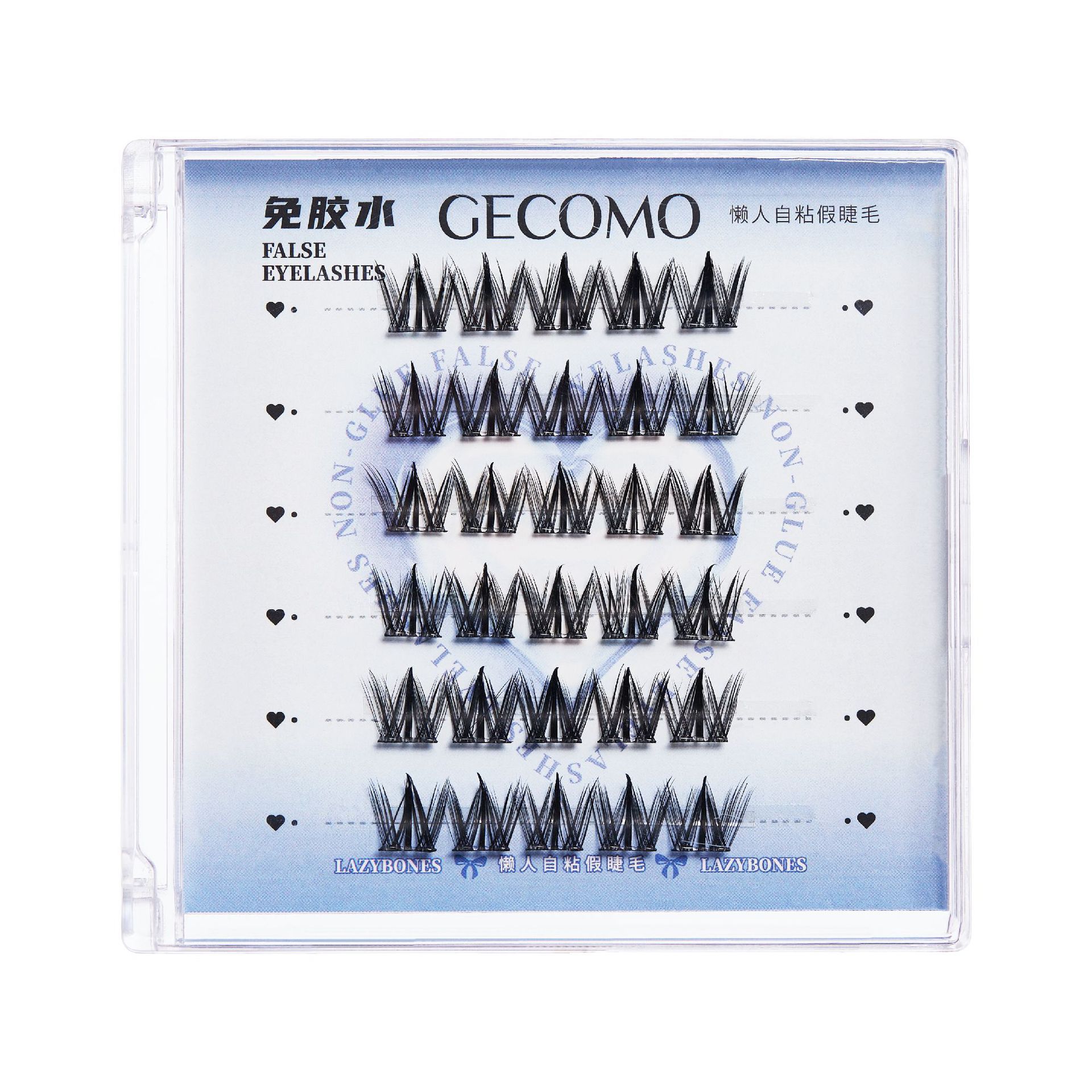 GECOMO glue-free false eyelashes for dogs with round faces