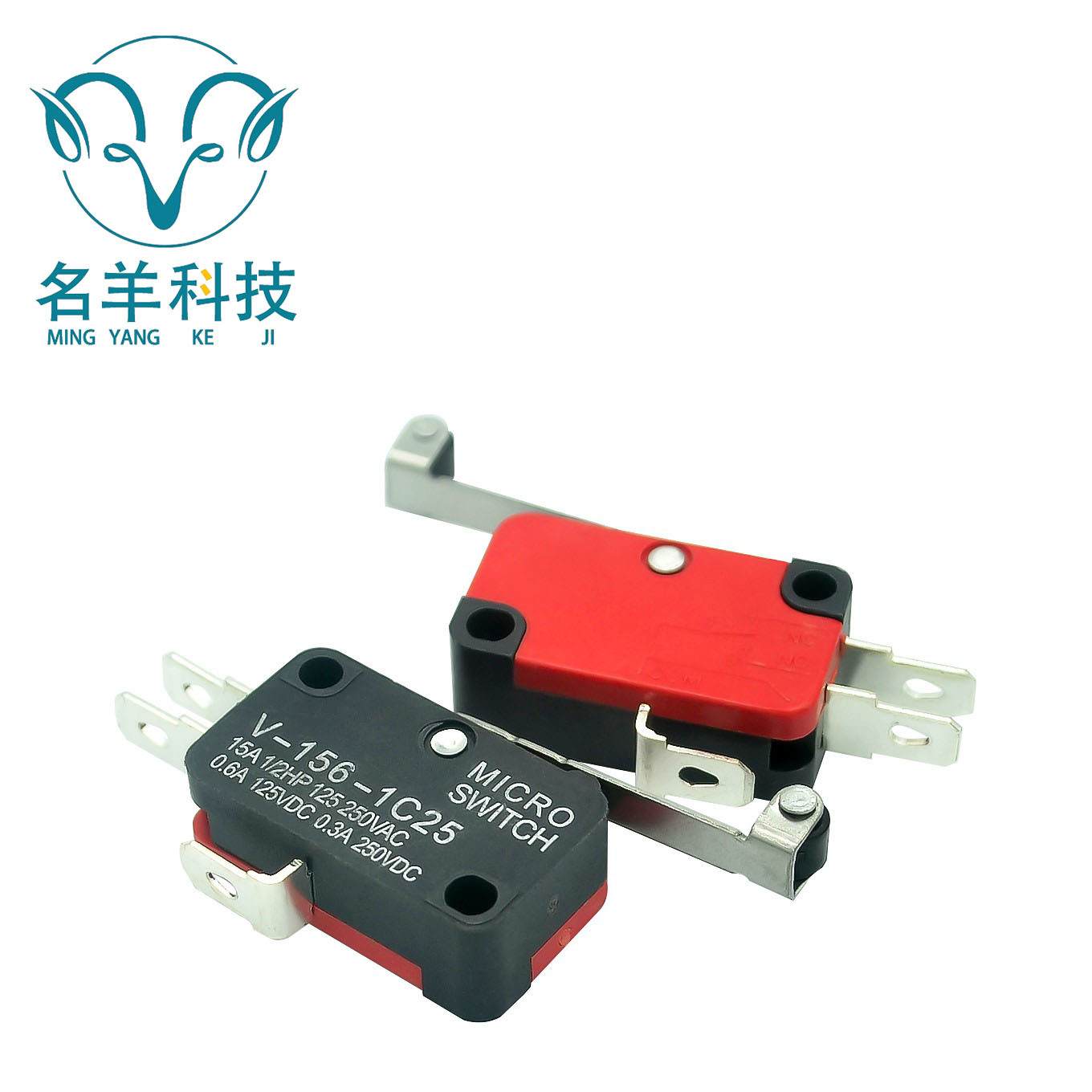 V-156-1C25 带长轮微动开关 小行程限位微动开关