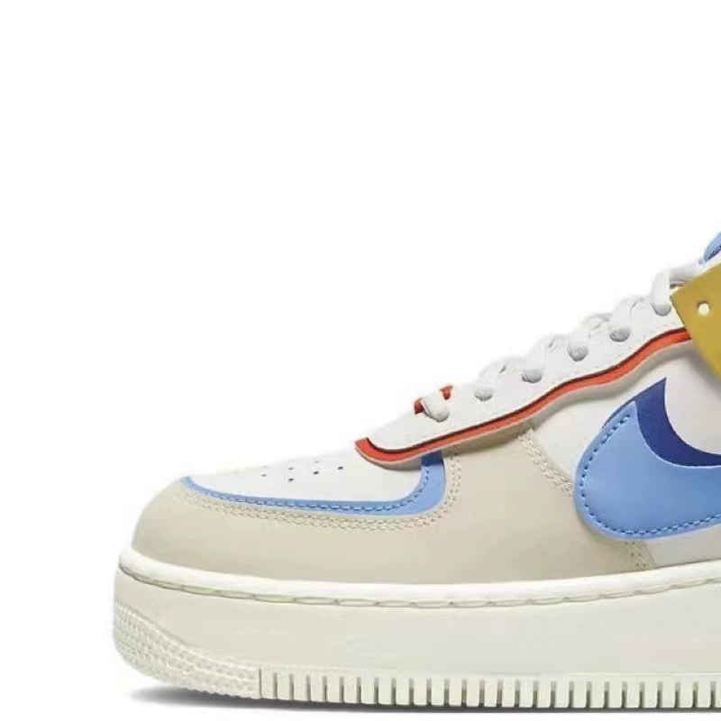 Nike Air Force 1, классические wheat-белые кроссовки, кеды, 2022