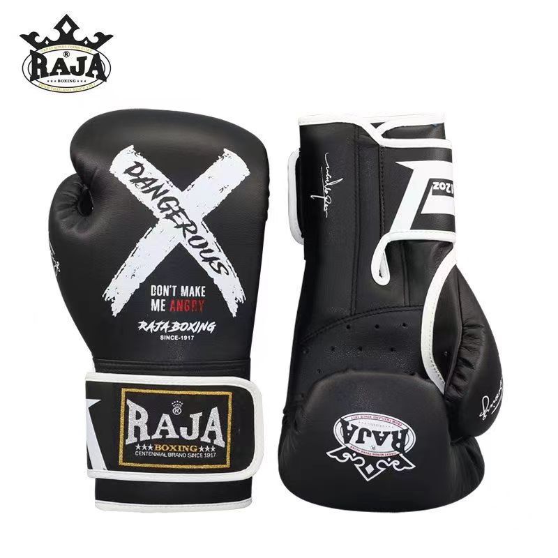 Rajaブランドボクシング散打トレーニング試合手袋格闘格闘成人男女ボクサー超繊維花色