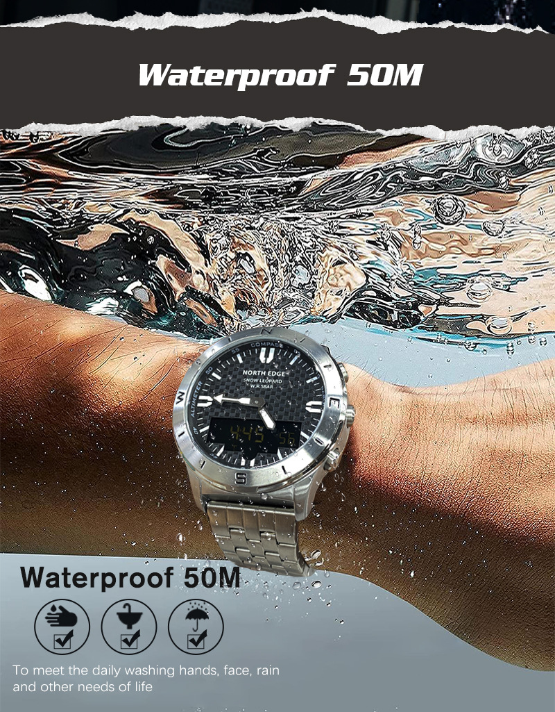Waterdichte smartwatch met hoogtemeter barometer en kompas_voghion.com