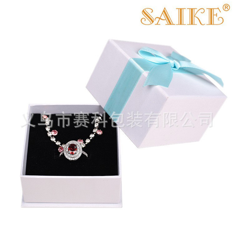 现货批发珠光纸天地盖戒指耳环吊坠首饰盒天地盖饰品包装盒纸盒厂