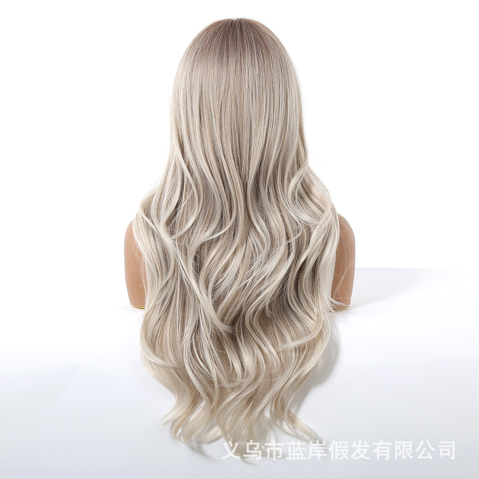 Pelucas de corte de estilo europeo y americano, pelucas con flequillo, cubiertas completas para mujer, cabello rizado, grandes ondas, cubiertas de fibra química, wigs
