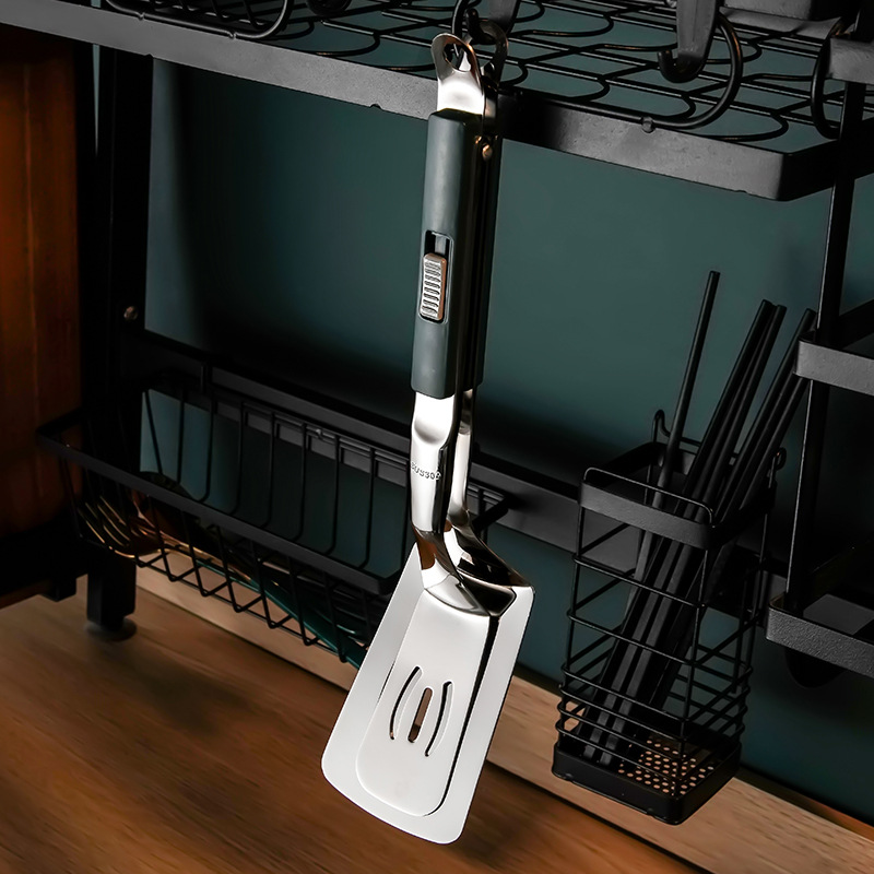 Clip de filete de hebilla deslizante 304 clip de pala de doble propósito clip de freír de filete creativo multifunción clip de pescado a la parrilla clip de comida de carne de barbacoa