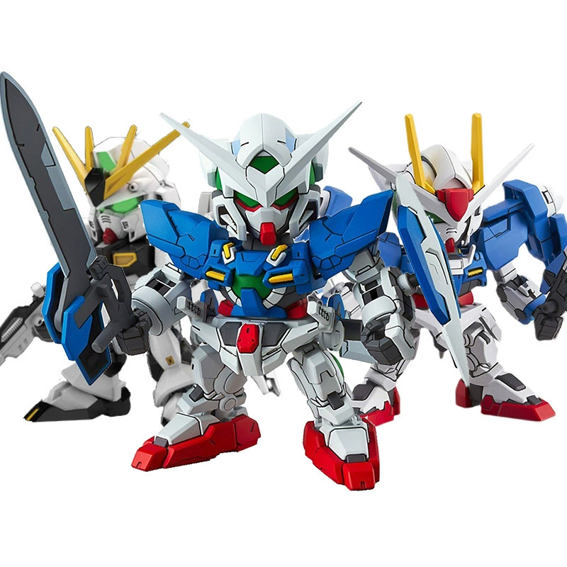 Модель Gundam Dandai SDEX BB Warrior Yuanzu (Q‑версия) — SD чиби коллекционная, многокрасочная