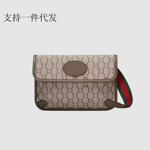 European and American Foreign Trade New Genuine Leather Tiger Head Waist Bag Chest Bag Unisex Fashion Versatile Trendy Crossbody Bag Korean Style