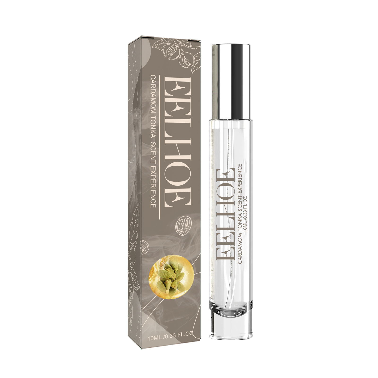 EELHOE Cardamom Perfume, natural fragrance, elegant, long-lasting fragrance, gentle and portable date atmosphere perfume_voghion.com